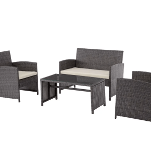 outdoor furniture lounge set on white background