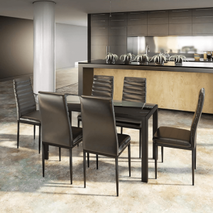 Artiss 7 pice dining set in kitchen area