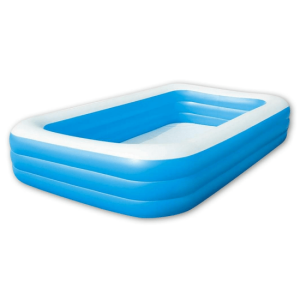 inflatable pool diagonal view with white background