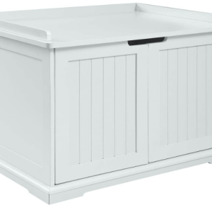 Cat Litter Box Enclosure with white background