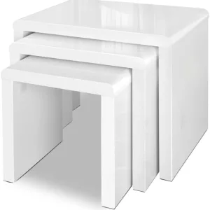 High Gloss Nesting Coffee Table on white background
