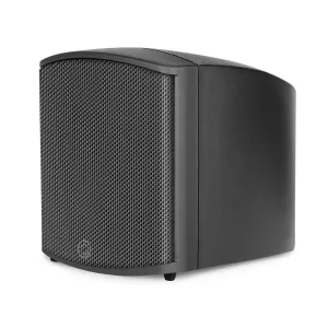 100W Cube Wall Mountable Speaker side view with white background