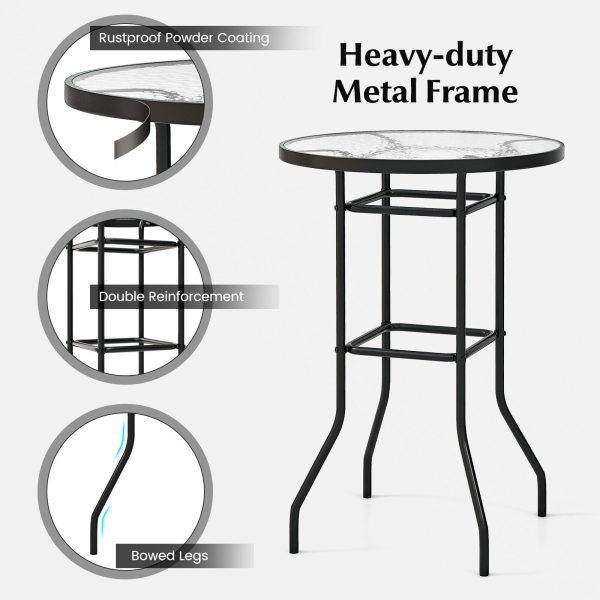 3 images showing strength of table glass