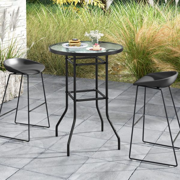 cocktail table on pavers