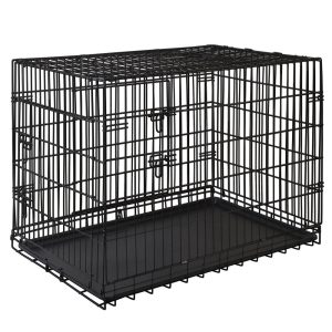 dog pet cage with white background